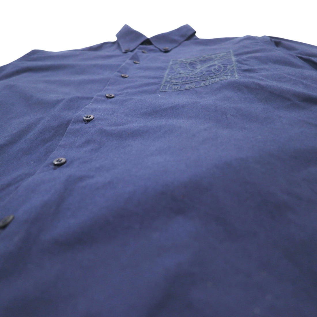 JC de Castelbajac × WARNER BROS Made in Italy 90s Button-down Shirt L Navy LOONEY TUNES Bugs Bunny Embroidery