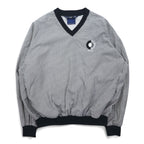 SUNDERLAND of SCOTLAND Made in Scotland Piste Pullover Nylon Jacket L White Houndstooth