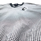 SUNDERLAND of SCOTLAND Made in Scotland Piste Pullover Nylon Jacket L White Houndstooth