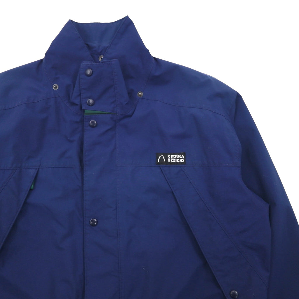 SIERRA DESIGNS 90年代 カナダ製 ゴアテックス GORE-TEX マウンテンジャケット XL ネイビー 防水 ダブルジップ BLACK WATER DESIGNS LIMITED