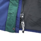 SIERRA DESIGNS 90年代 カナダ製 ゴアテックス GORE-TEX マウンテンジャケット XL ネイビー 防水 ダブルジップ BLACK WATER DESIGNS LIMITED