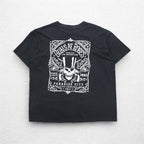 GUNS N' ROSES Rock Band T-Shirt XL Gray Cotton PARADISE CITY Skull Bravado Made in Mexico