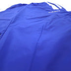 adidas 90s International Flag Tag Nylon Track Pants Jersey L Blue 3 Stripes