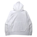 Champion Reverse Weave Hoodie XXL White Cotton Fleece Lining HORNELL Dye-In Print Blue Single Tag Reprint REVERSE WEAVE Pullover Hooded SWEATSHIRT C3-W111