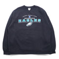 Lee SPORT 90s NFL Print Sweatshirt 2XL Black Cotton Fleece Lining PHILADELPHIA EAGLES