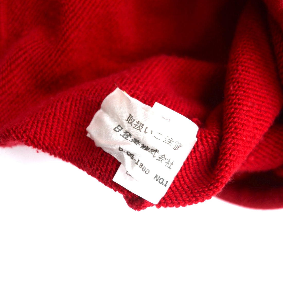 CHAPS RALPH LAUREN 90s Half Zip Sweatshirt L Red Cotton Drawstring