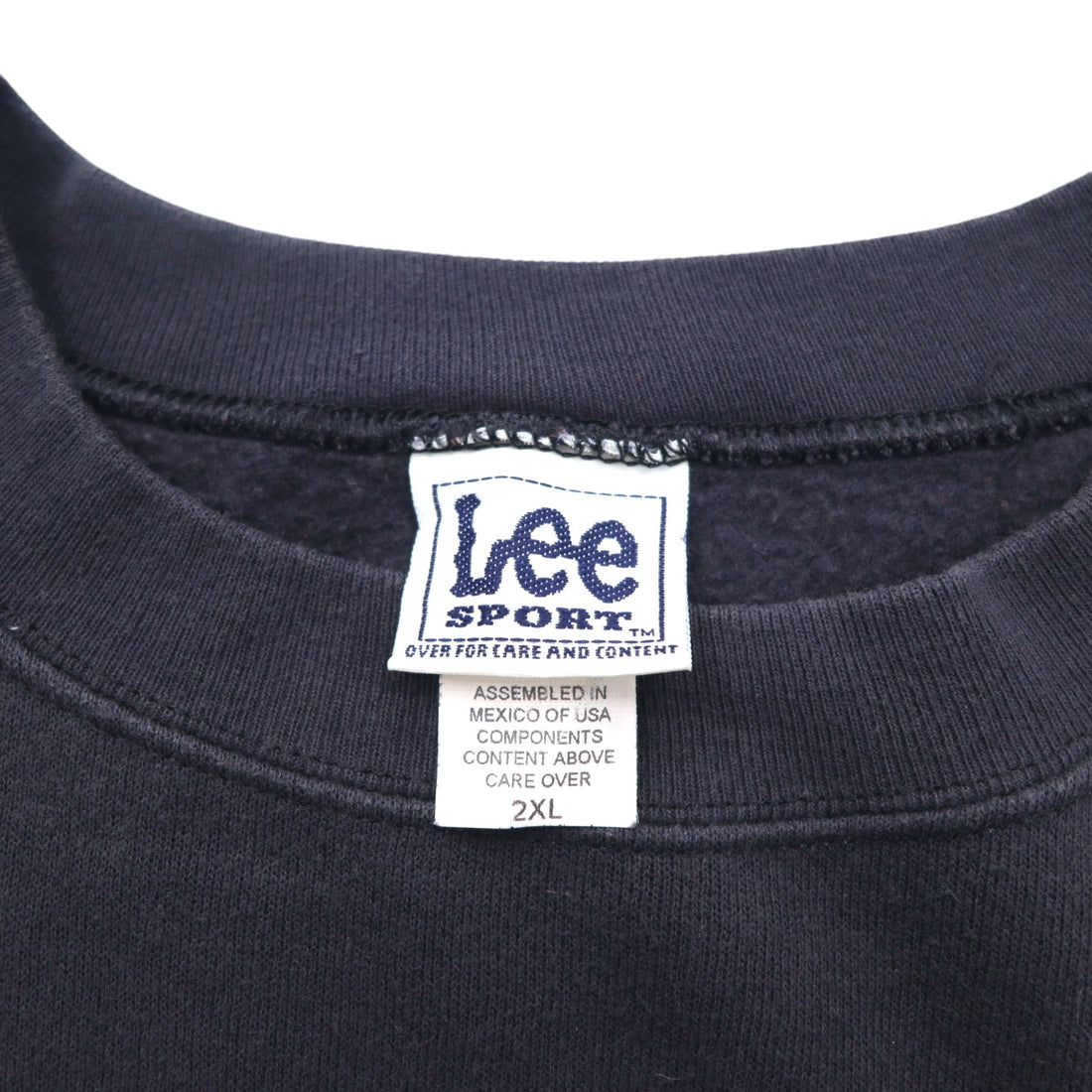 Lee SPORT 90s NFL Print Sweatshirt 2XL Black Cotton Fleece Lining PHILADELPHIA EAGLES