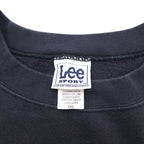 Lee SPORT 90s NFL Print Sweatshirt 2XL Black Cotton Fleece Lining PHILADELPHIA EAGLES