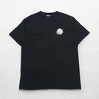 PLANET HOLLYWOOD 90s USA Made Advertising T-shirt L Black One Point Logo Embroidery