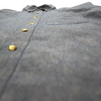L.L.Bean 00s Chambray Button Down Shirt, Large, Blue Cotton, DUG3