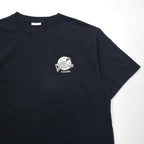 PLANET HOLLYWOOD 90s USA Made Advertising T-shirt L Black One Point Logo Embroidery
