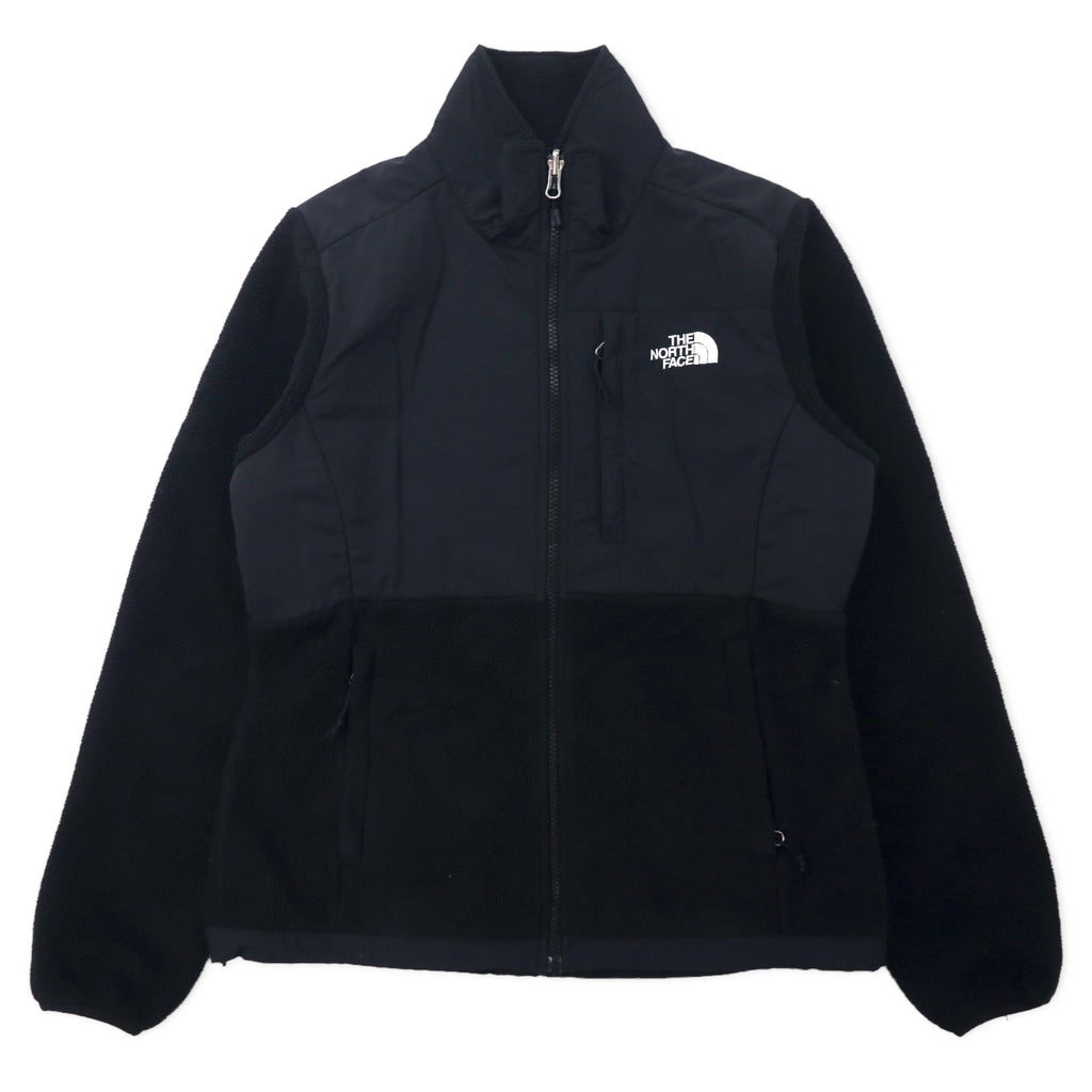 日本然リトテ-古着オンライン-THE NORTH FACE デナリジャケット POLARTEC フリース S ブラック ポリエステル ワンポイントロゴ刺繍-THE NORTH FACE Denari Jacket Polartec Fleece S Black polyester One Point Logo Embroidery