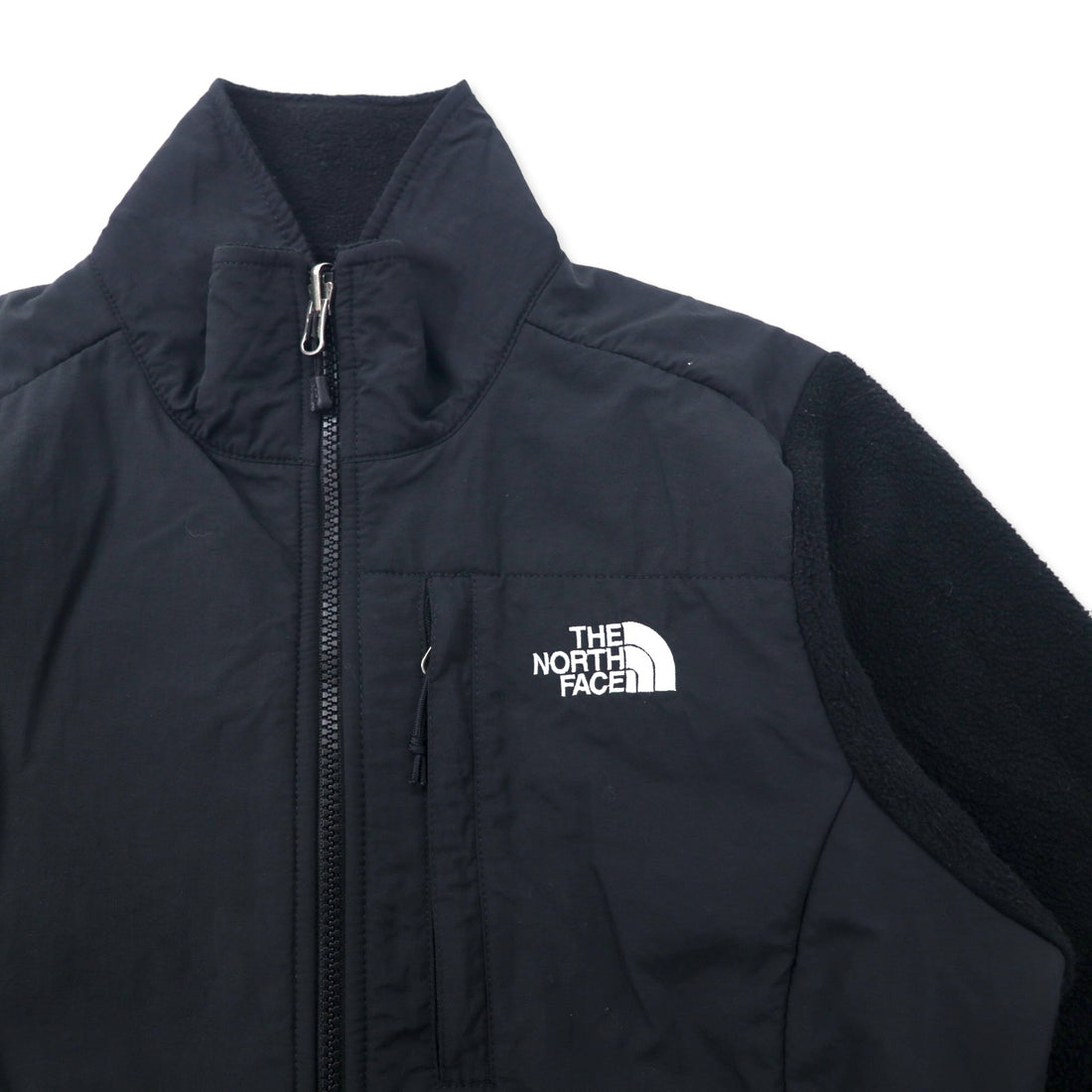 THE NORTH FACE Denali Jacket POLARTEC Fleece S Black Polyester One Point Logo Embroidery