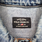 POLO JEANS ( RALPH LAUREN ) 90年代 デニムジャケット Gジャン L インディゴ GIVE JAKET 3YU18