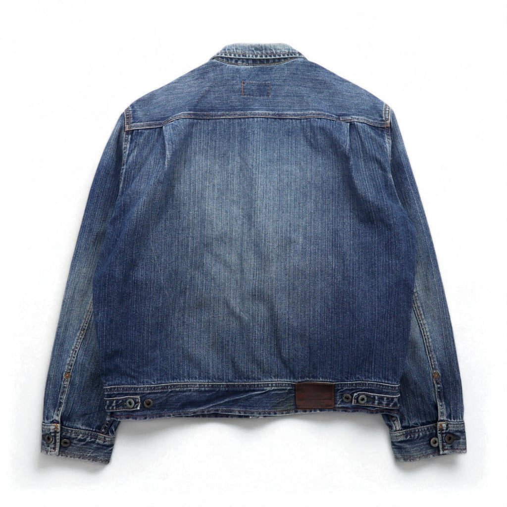 POLO JEANS ( RALPH LAUREN ) 90年代 デニムジャケット Gジャン L インディゴ GIVE JAKET 3YU18