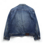 POLO JEANS ( RALPH LAUREN ) 90年代 デニムジャケット Gジャン L インディゴ GIVE JAKET 3YU18