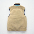 Patagonia クラシック レトロ X Classic RetroX Vest ボア フリースベスト S ナチュラル × ネイビー 23047