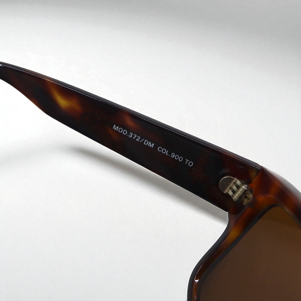 Gianni Versace スクエア ウェリントン サングラス ベッコウ メデューサ MOD.372/DM イタリア製