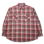 日本然リトテ-古着オンライン-PENDLETON フランネルシャツ XL レッド チェック コットン HIKER SHIRT-PENDLETON Flannel Shirt XL Red Checked Cotton HIKER SHIRT