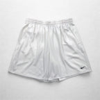NIKE Dri-Fit Shorts Half Pants L White Swoosh Game Pants