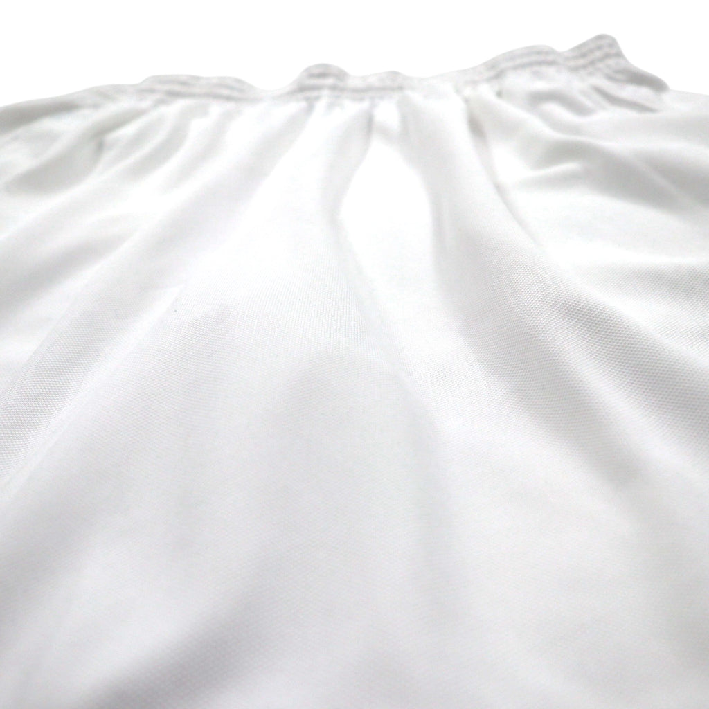 NIKE Dri-Fit Shorts Half Pants L White Swoosh Game Pants