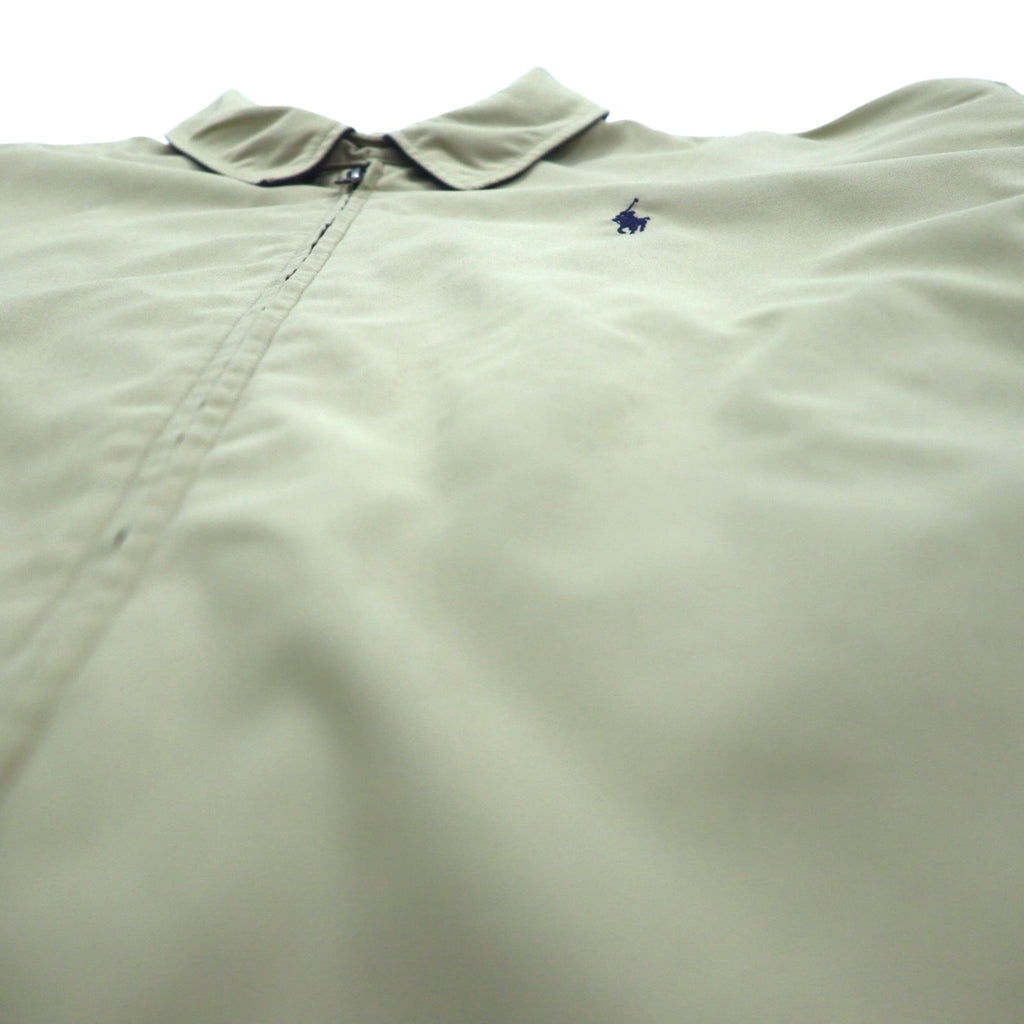 Polo Ralph Lauren 90s Swing Top Harrington Jacket, XL, Beige, Chin Strap, Small Pony Embroidery