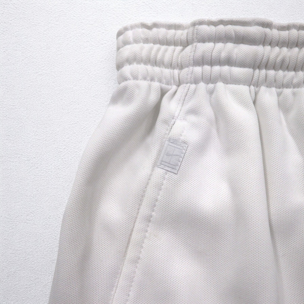 NIKE Dri-Fit Shorts Half Pants L White Swoosh Game Pants