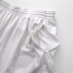 NIKE Dri-Fit Shorts Half Pants L White Swoosh Game Pants