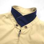 Polo Ralph Lauren 90s Swing Top Harrington Jacket, XL, Beige, Chin Strap, Small Pony Embroidery