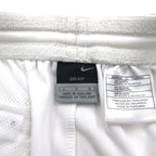 NIKE Dri-Fit Shorts Half Pants L White Swoosh Game Pants