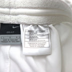NIKE Dri-Fit Shorts Half Pants L White Swoosh Game Pants