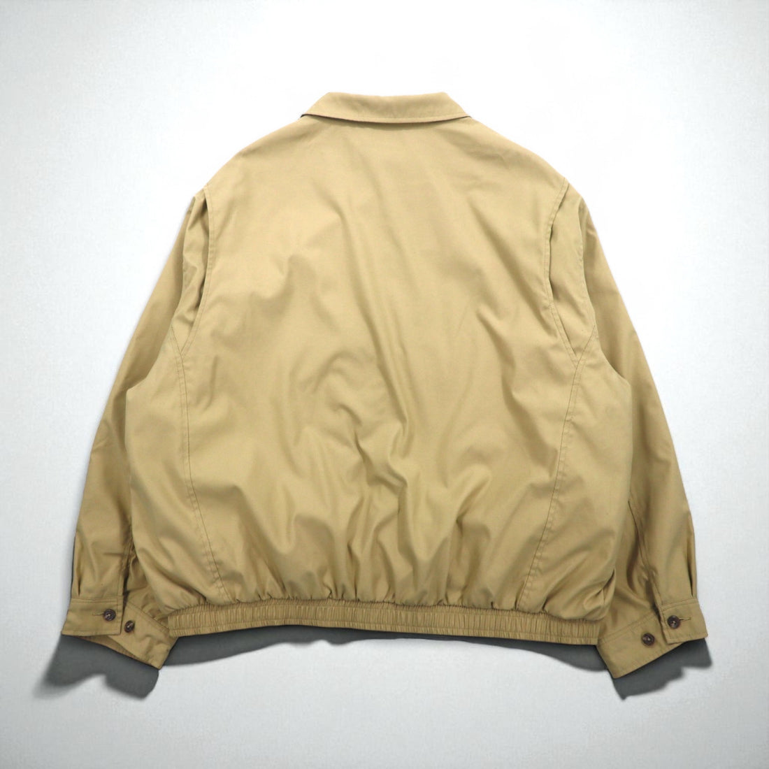 Polo Ralph Lauren 90s Swing Top Harrington Jacket, XL, Beige, Chin Strap, Small Pony Embroidery