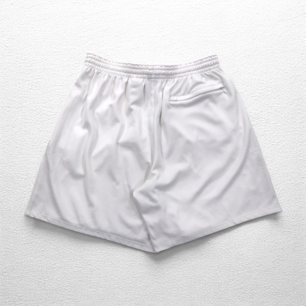 NIKE Dri-Fit Shorts Half Pants L White Swoosh Game Pants