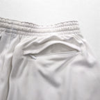 NIKE Dri-Fit Shorts Half Pants L White Swoosh Game Pants