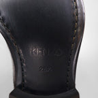 KENZO 日本製 レザー サイドジップブーツ 26.5cm クラック加工 グッドイヤーウェルト製法 30923245023