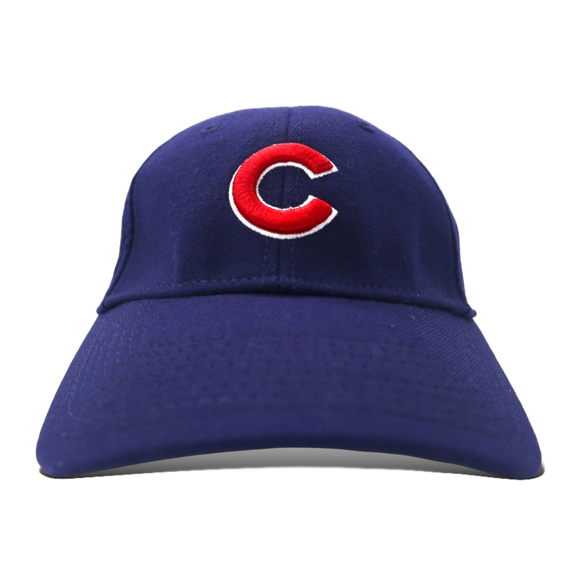日本然リトテ-古着オンライン-NEW ERA ベースボールキャップ S/M ネイビー ウール MLB CUBS-NEW ERA Baseball Cap S/M Navy Wool MLB CUBS