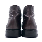 BURBERRY Chukka Boots Ankle Boots 27cm Brown Leather BU1520