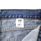 Levi's USA Made 00's Slim Fit Tapered Denim Pants 36 Blue Cotton SLIM FIT 00512-4891