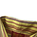 Sears 70's KINGS ROAD Dress Shirt, Large, Yellow Stripe, Polyester, Cotton, PERMA-PREST