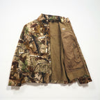 RED HEAD Real Tree Camo Fleece Jacket XL Khaki WINDPROOF Water Repellent Zip Up