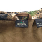 RED HEAD Real Tree Camo Fleece Jacket XL Khaki WINDPROOF Water Repellent Zip Up