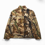 RED HEAD Real Tree Camo Fleece Jacket XL Khaki WINDPROOF Water Repellent Zip Up
