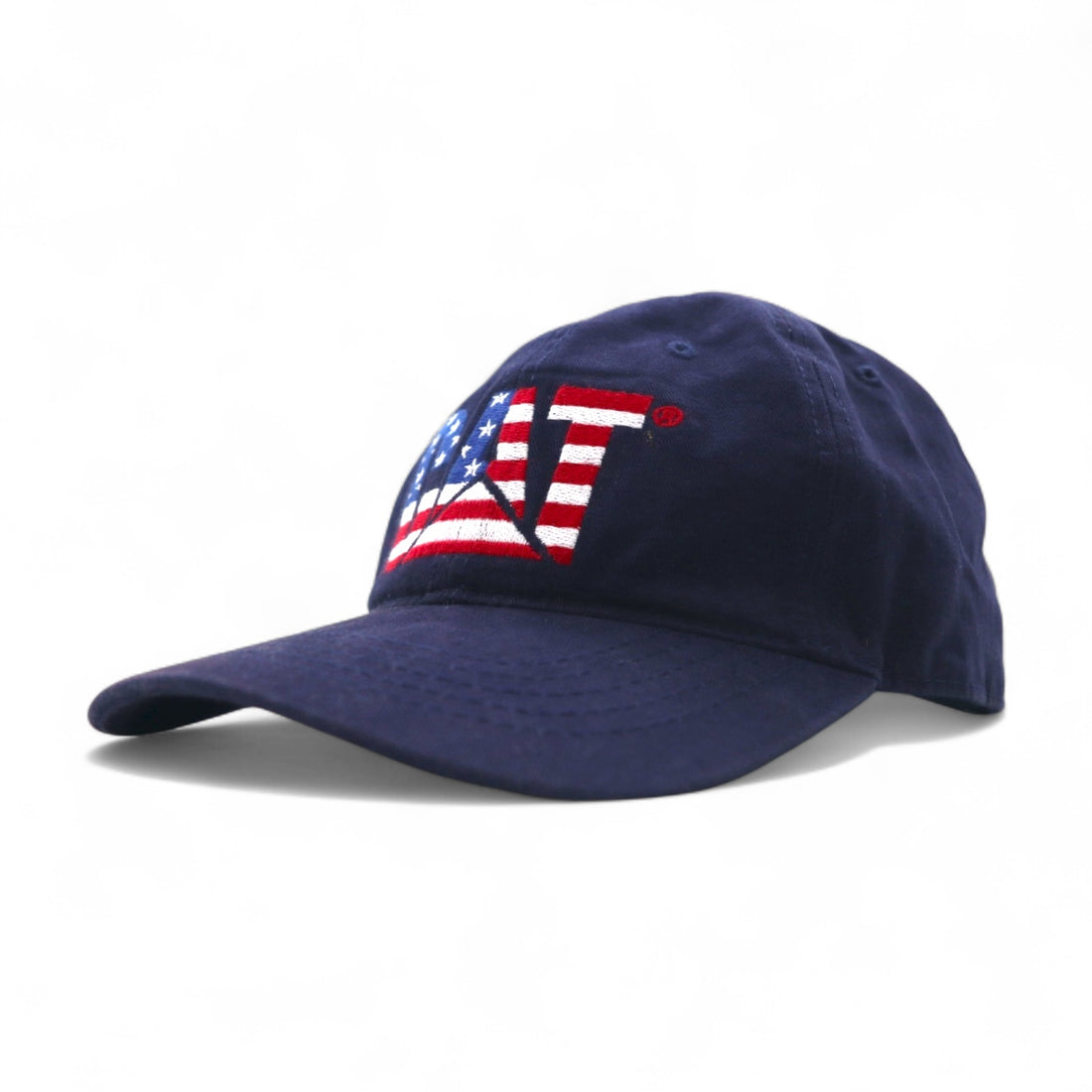 CAT American Company 6 Panel Cap FREE Belt Navy Cotton Stars and Stripes