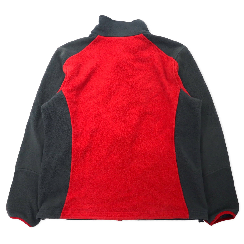 LLBean 90's Full Zip POLARTEC Fleece Jacket XL Red Polyester Mountain Tag Made in El Salvador