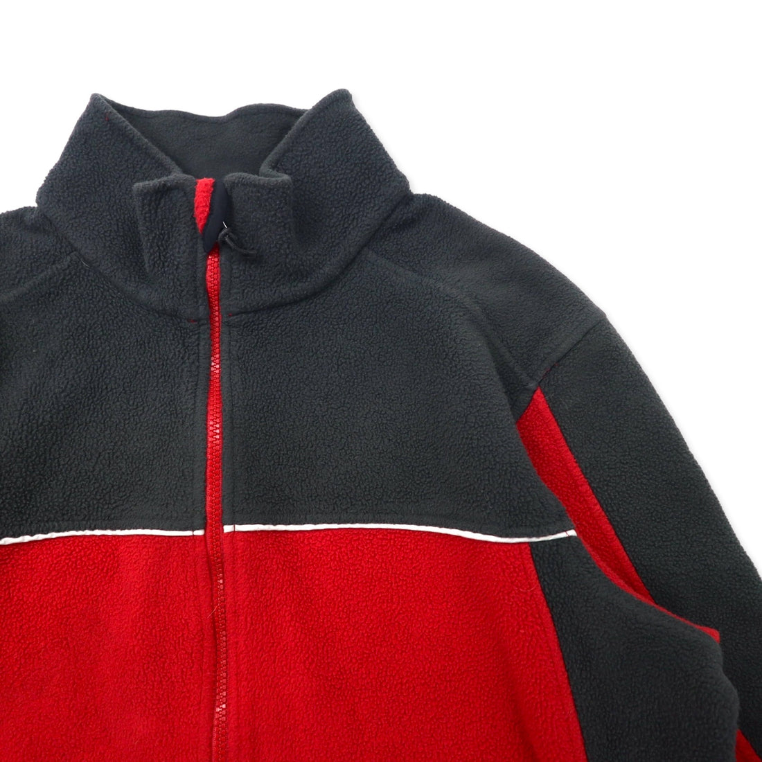 LLBean 90's Full Zip POLARTEC Fleece Jacket XL Red Polyester Mountain Tag Made in El Salvador