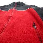 LLBean 90's Full Zip POLARTEC Fleece Jacket XL Red Polyester Mountain Tag Made in El Salvador