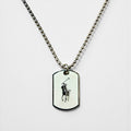 Ralph Lauren ドッグタグ ボールチェーン シルバー ネックレス SILVER 925 プレート ポニー