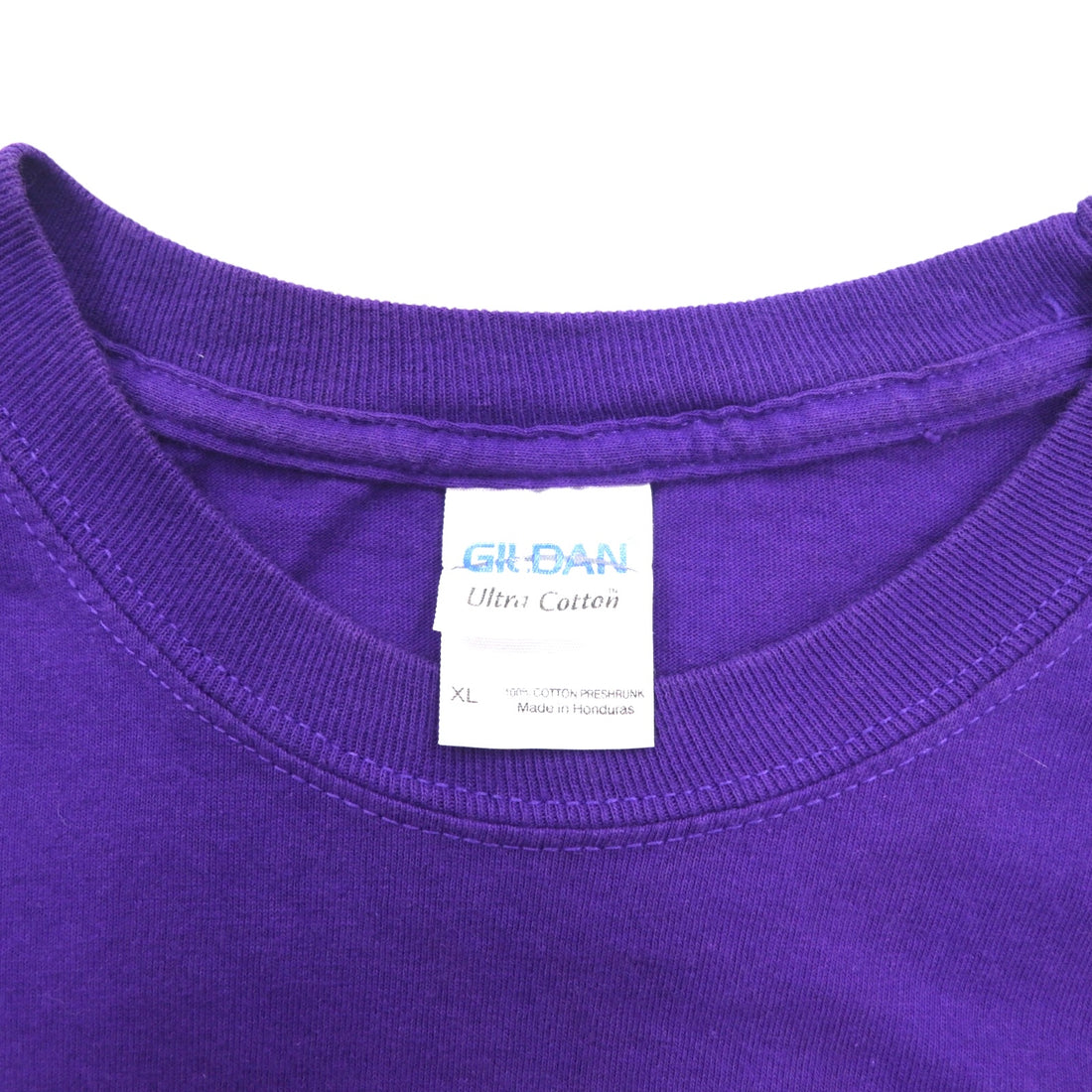 GILDAN Long Sleeve T-Shirt, XL, Purple, Cotton, NFL BATTLE OF THE BAYS