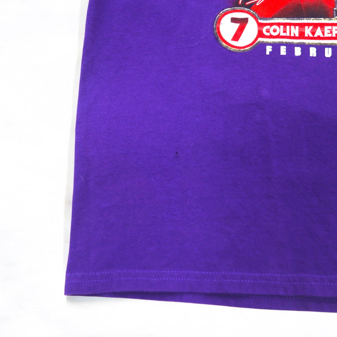 GILDAN Long Sleeve T-Shirt, XL, Purple, Cotton, NFL BATTLE OF THE BAYS