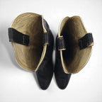 Vintage 90s Leather Cowboy Western Boots CRISTOBAL ROMERO カウボーイ ウエスタンブーツ 27.5cm ステッチ 刺繍 9622